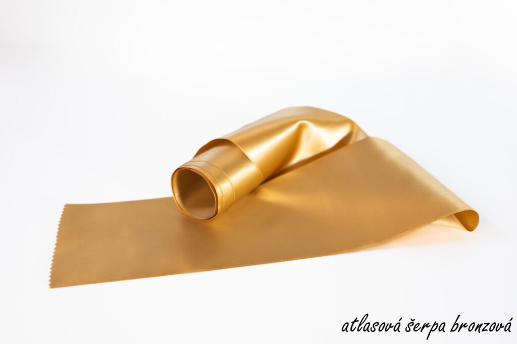 Atlasové šerpy - bronzová